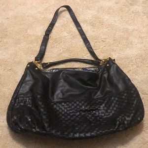 Large black crossbody bag